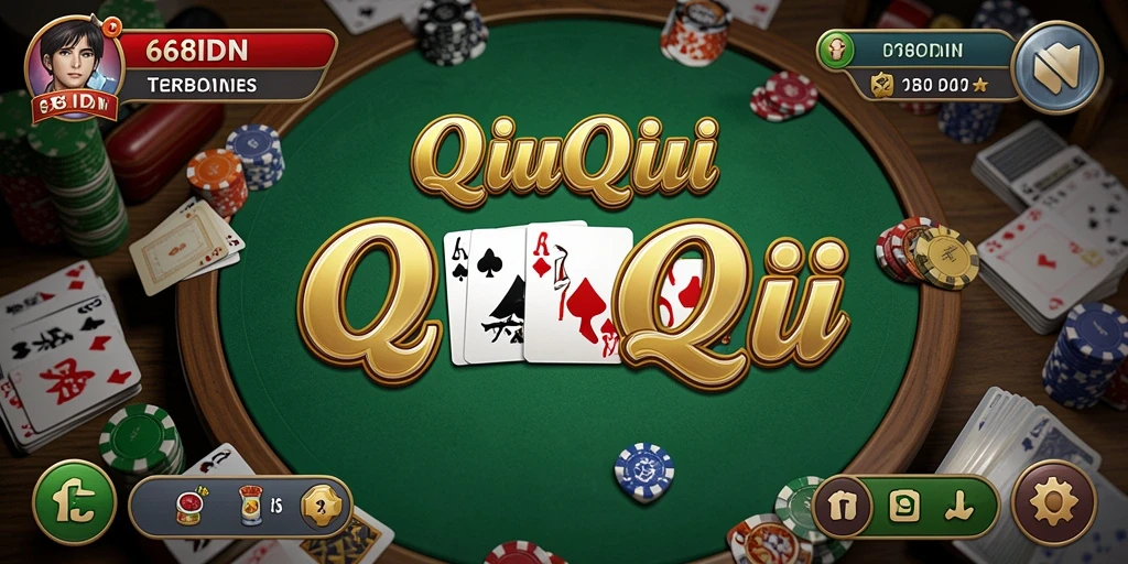 Gameplay QiuQiu yang seru dan kompetitif di 68IDN.