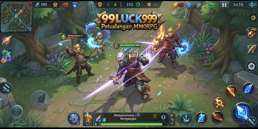 Tampilan gameplay 99LUCK99 yang memukau dan seru dalam dunia MMORPG.