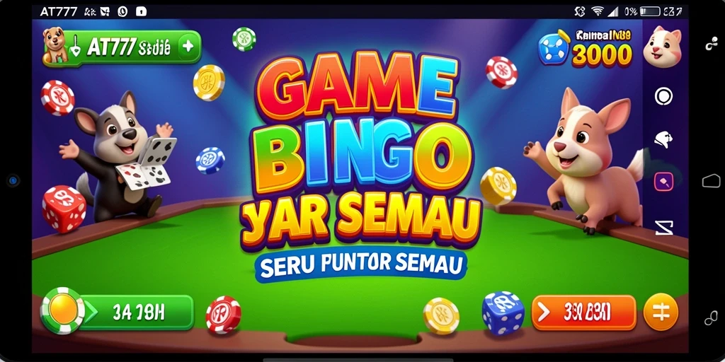 Tampilan gameplay Bingo yang seru dan interaktif di AT777.