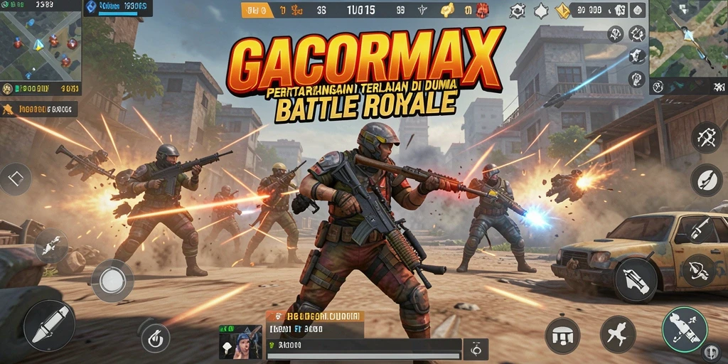 Gameplay seru dalam pertempuran GACORMAX beraksi.