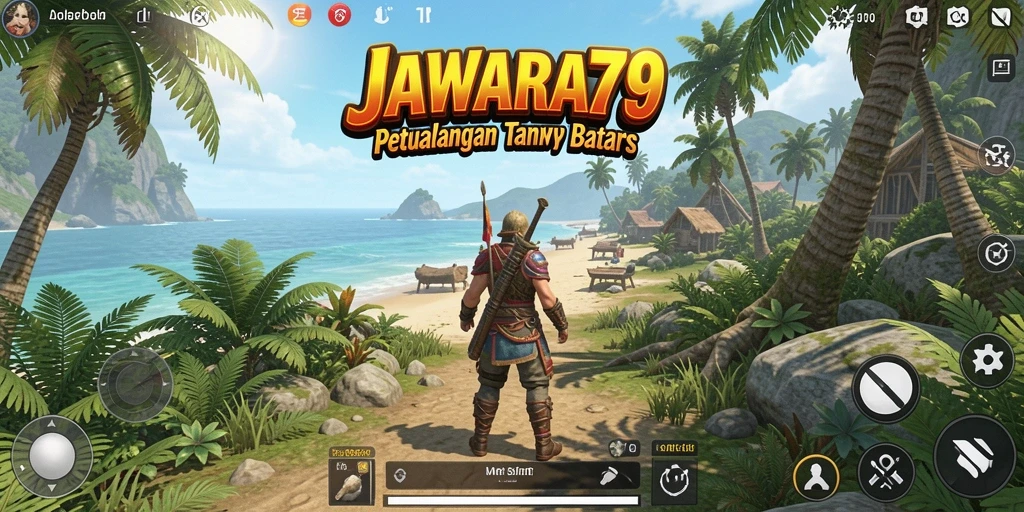 Tampilan gameplay <strong>JAWARA79</strong> yang menakjubkan dalam dunia terbuka.