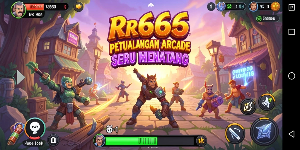 Tampilan gameplay menarik dalam RR666 dengan tantangan seru.