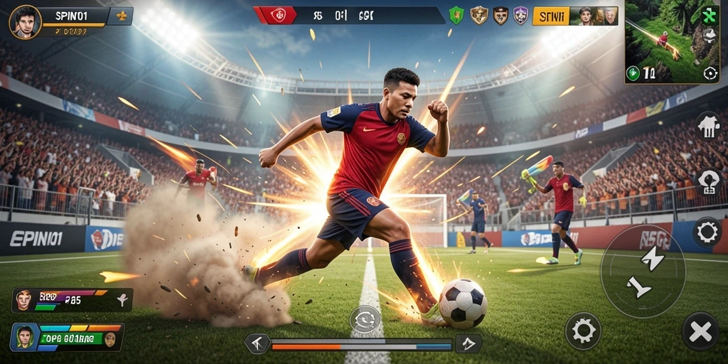 Tampilan gameplay SPIN101 yang seru dan penuh aksi.