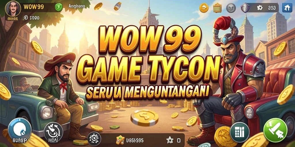 Tampilan gameplay WOW99 yang menarik dan seru di dunia Tycoon.