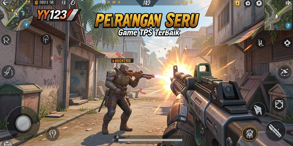 Tampilan aksi seru dalam gameplay YY123.